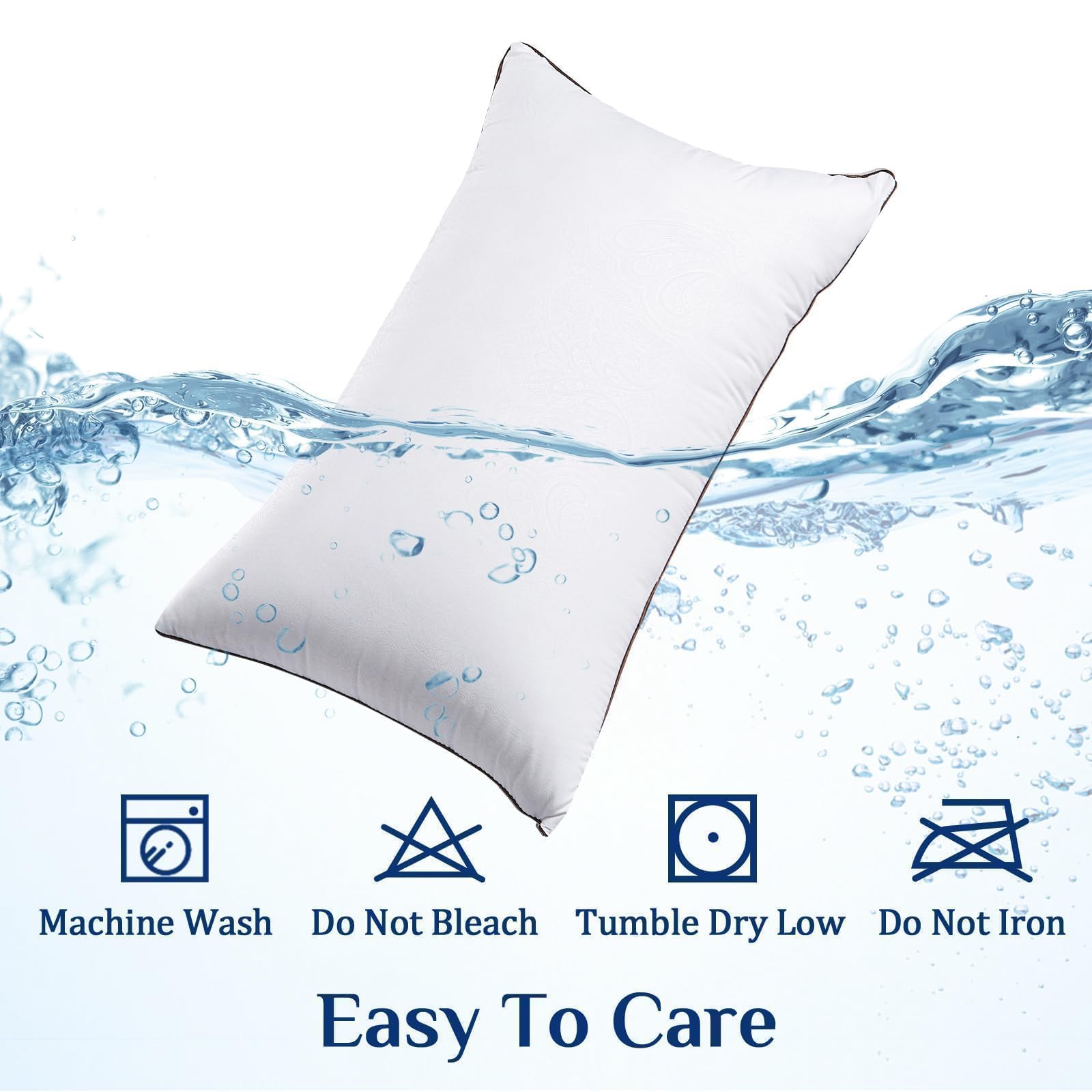 JOLLYVOGUE almohada recién sacada del empaque al vacío recuperando volumen