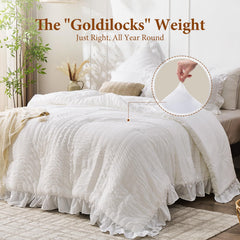 JOLLYVOGUE ruffle edge detail displays artisan trim and decorative finish benefit