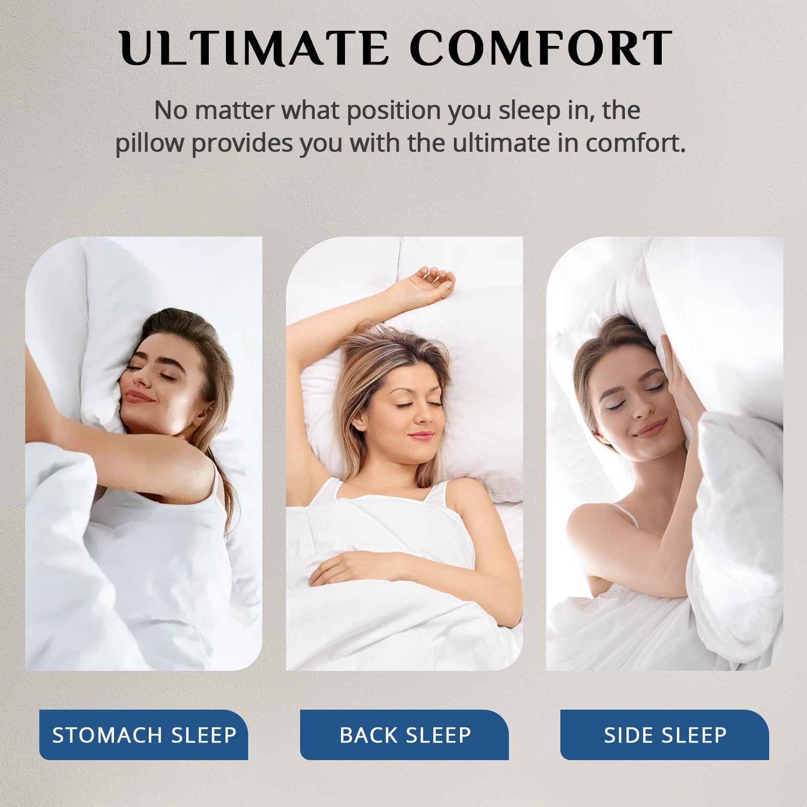 JOLLYVOGUE almohadas en secadora/aireadas para recuperar volumen y frescura