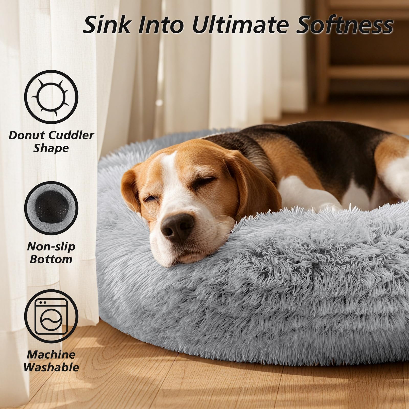 JOLLYVOGUE detalle de peluche sintético que ofrece tacto suave