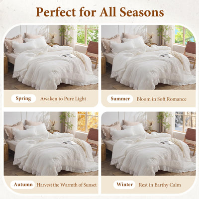 JOLLYVOGUE comforter after tumble-dry restored to fluffy loft for ready-to-use benefit