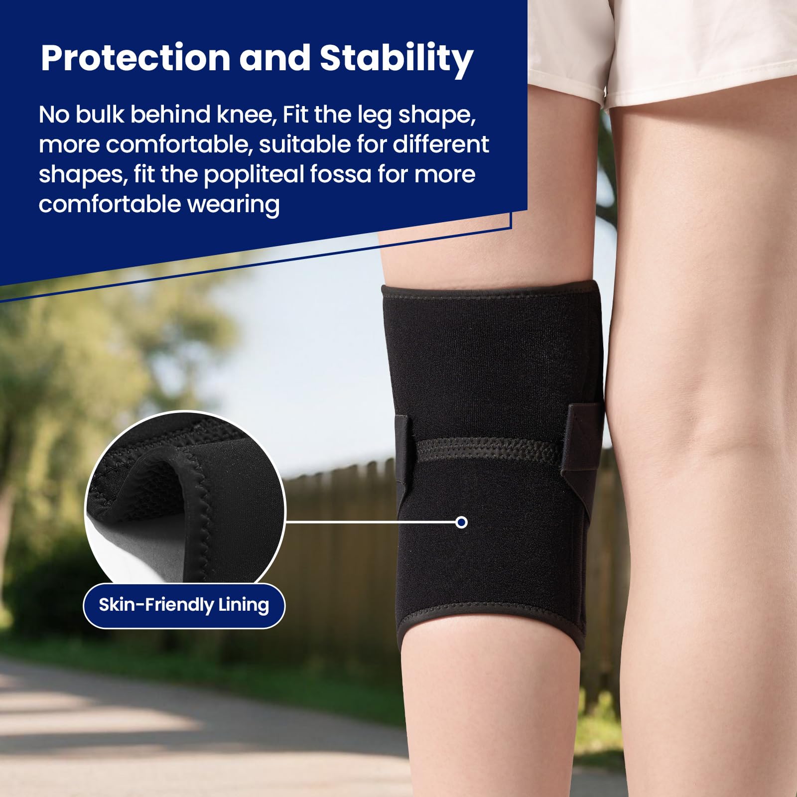 JOMVD material texture and label highlighting breathable comfort benefit