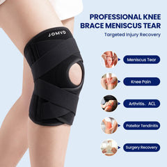 JOMVD patellar gel pad close-up offering targeted kneecap support