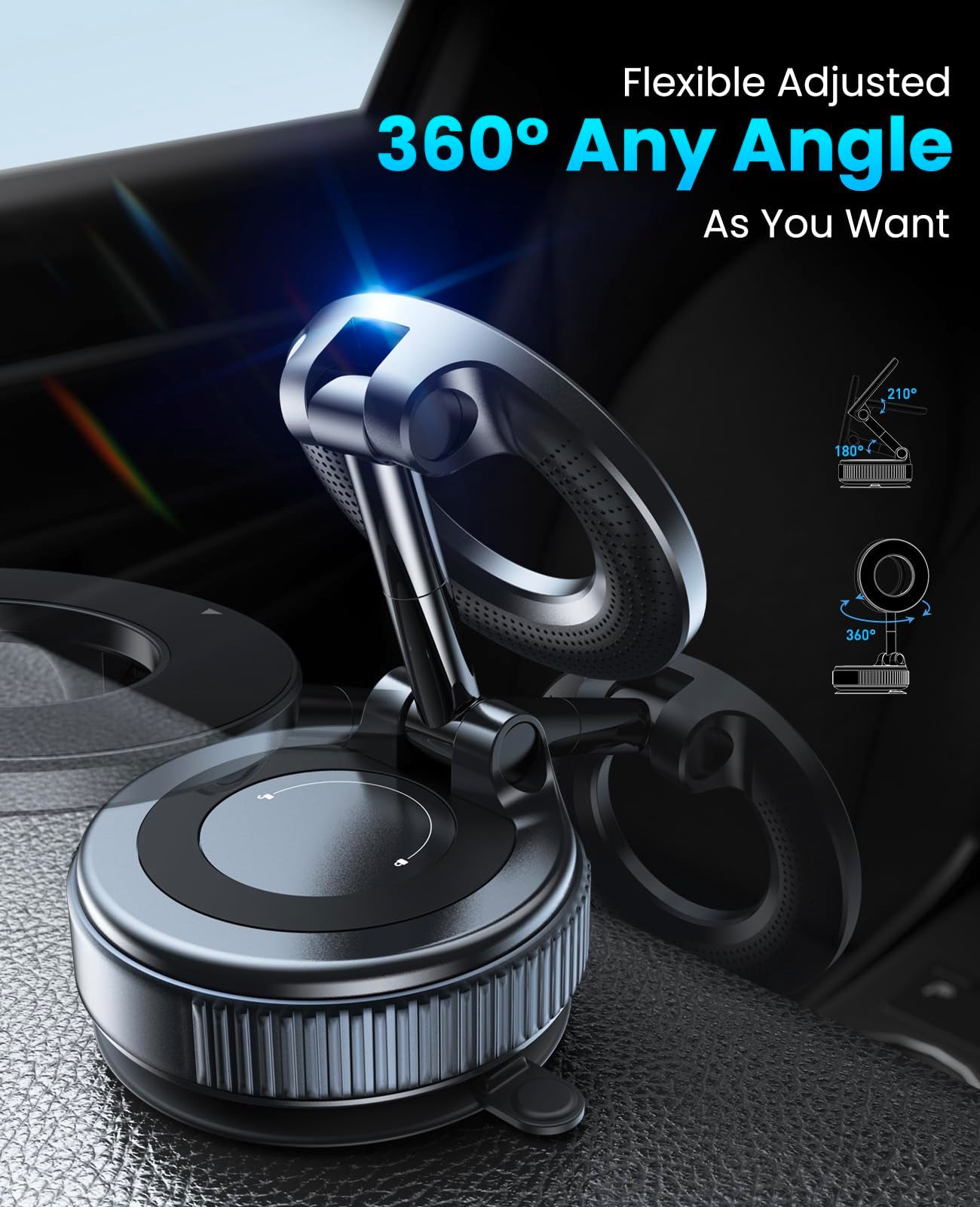 Jononser demostración de rotación 360 grados, ajuste preciso