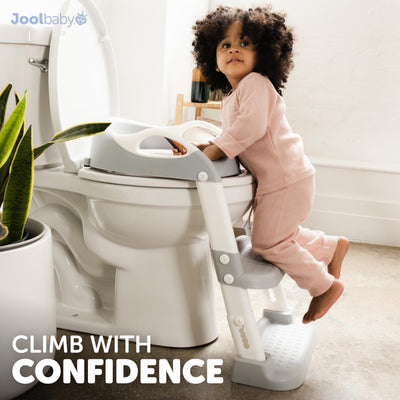 jool baby installed on adult toilet showing compatibility with round and elongated bowls