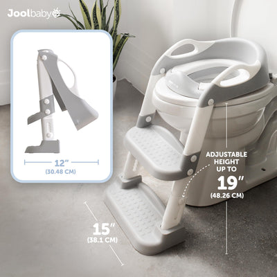 jool baby closeup of toilet seat area showing adjustable fit for different toilets