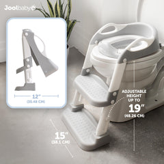 jool baby closeup of toilet seat area showing adjustable fit for different toilets