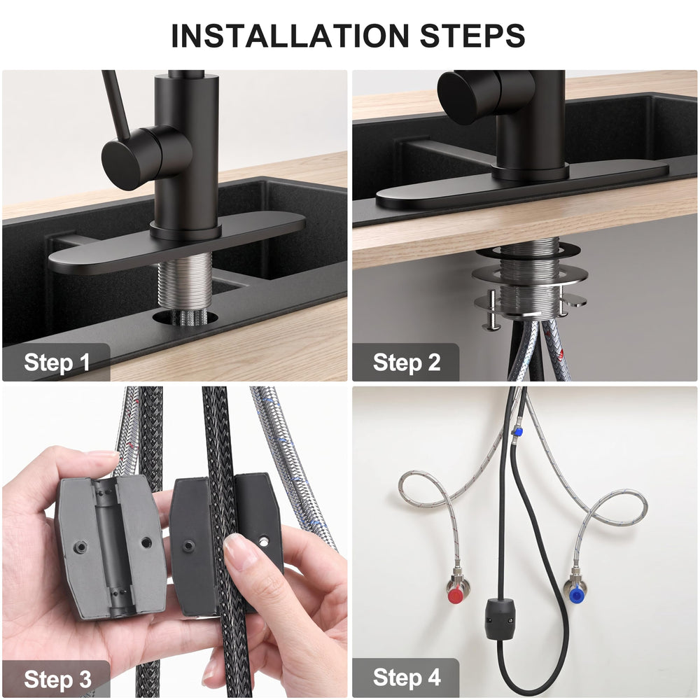 JOOM installed faucet in a kitchen setting showing style and practical everyday use