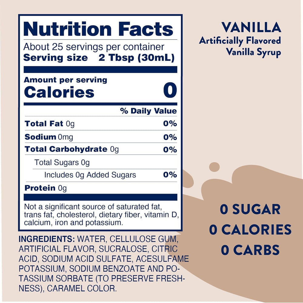 Jordan's Skinny Mixes detalle de etiqueta con información nutricional clara