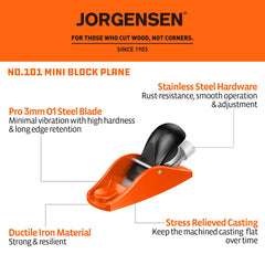 Jorgensen cuchilla O1 en primer plano para cortes precisos y duraderos