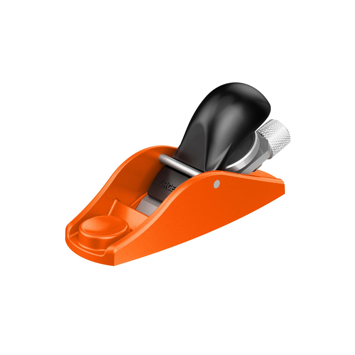 Jorgensen cepillo frontal mostrando perfil robusto y control ergonómico