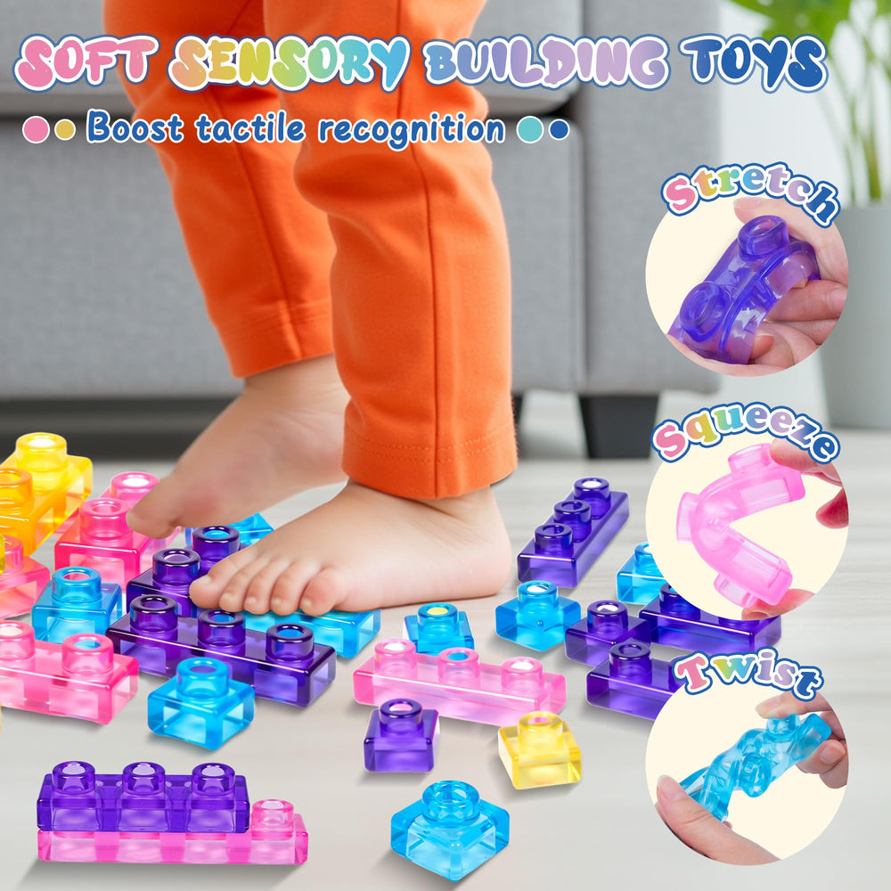 JOY SPOT! manitas de bebé sujetando bloque para estimular motricidad