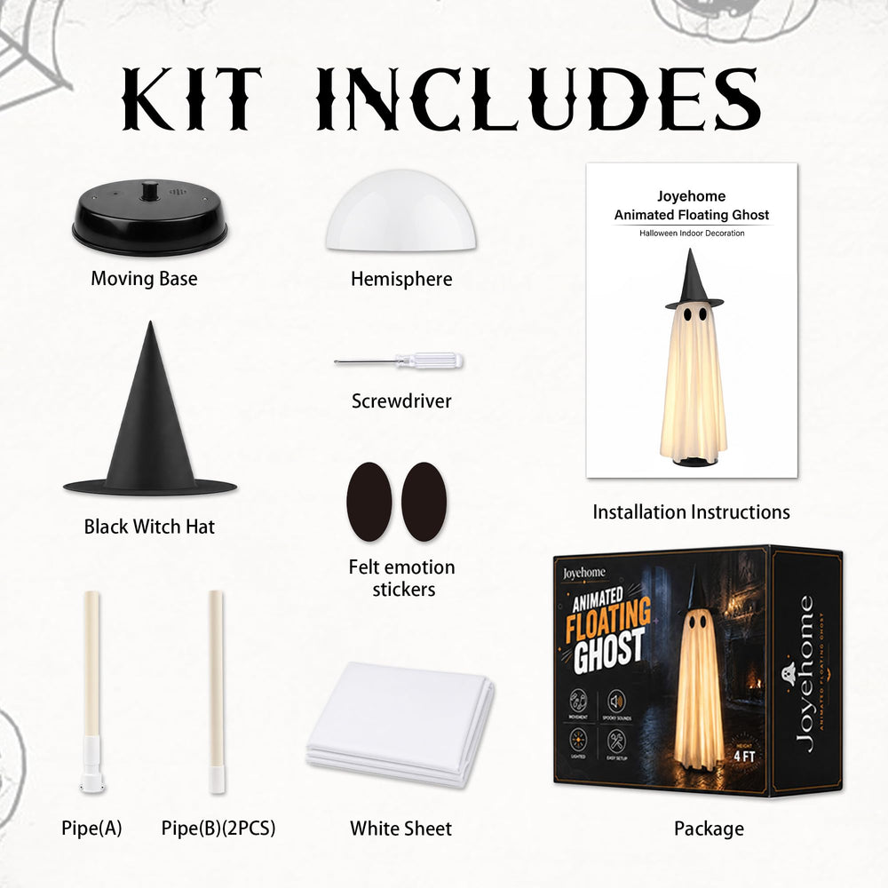 Joyehome caja de regalo temática de Halloween lista para regalar o almacenar