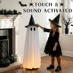 Joyehome primer plano de la tela y luces LED mostrando textura y brillo