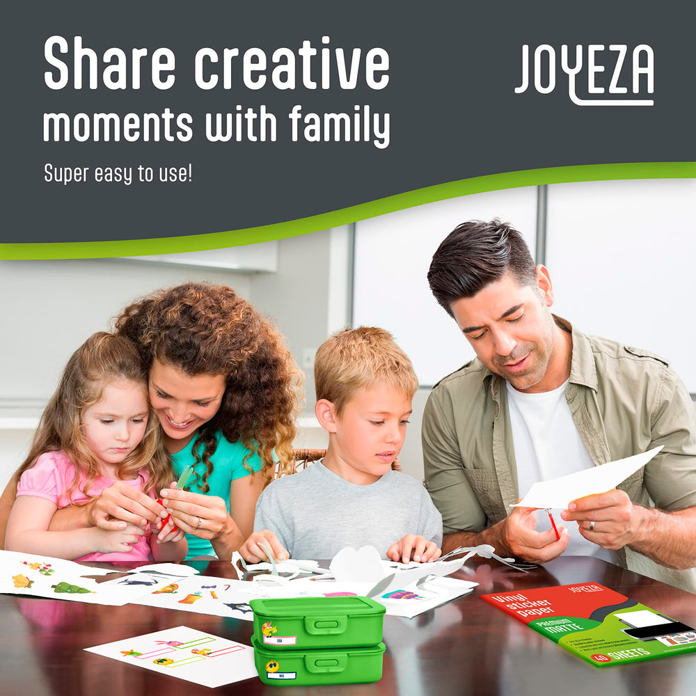 JOYEZA etiquetas aplicadas en producto mostrando acabado profesional