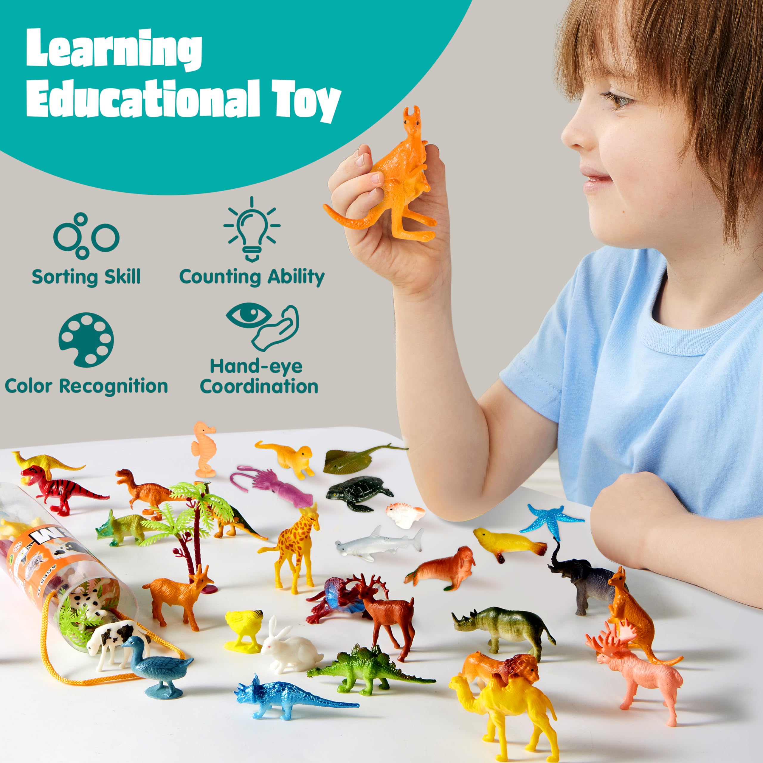 JOYIN conjunto de animales marinos en detalle, ideal para actividades temáticas acuáticas