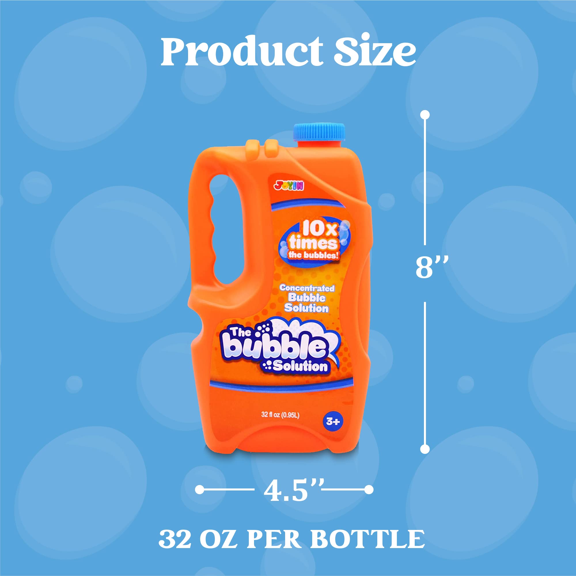 JOYIN botella en mano mostrando escala y volumen práctico para eventos