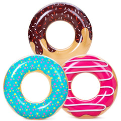 JOYIN flotador donut frontal mostrando diseño atractivo y diversión