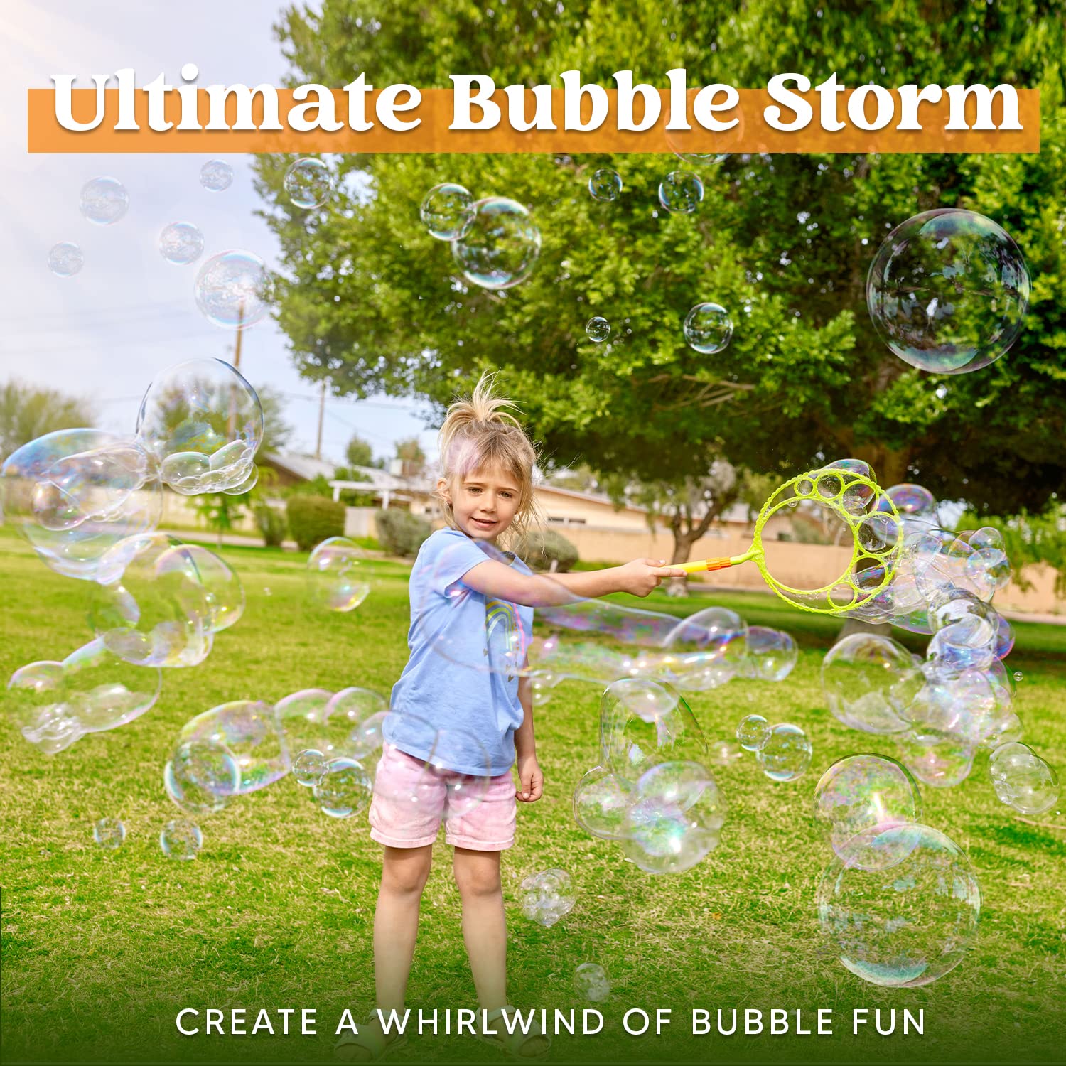 JOYIN large wand closeup showing durable loop for giant bubbles