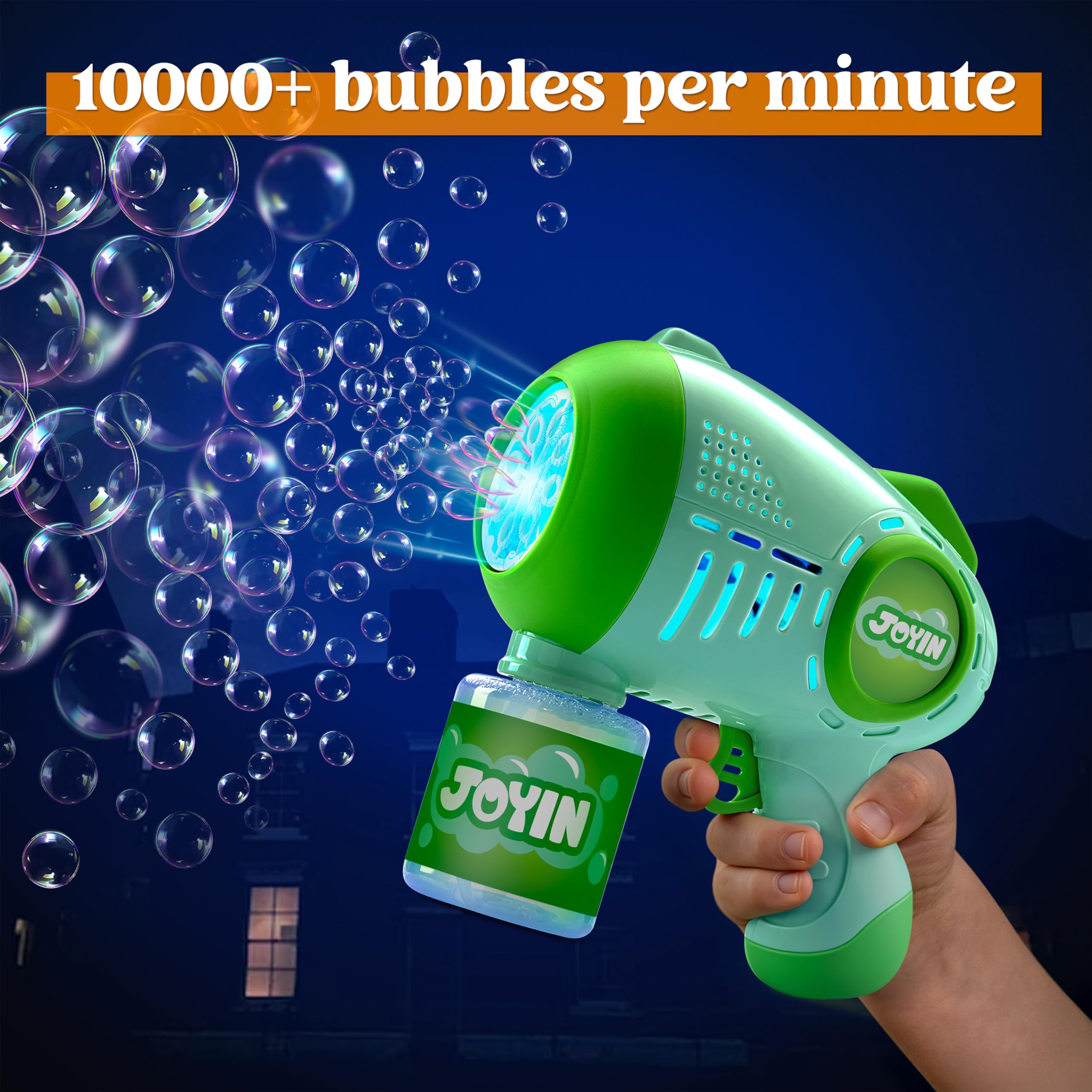 JOYIN luces LED encendidas iluminando burbujas para efecto visual llamativo