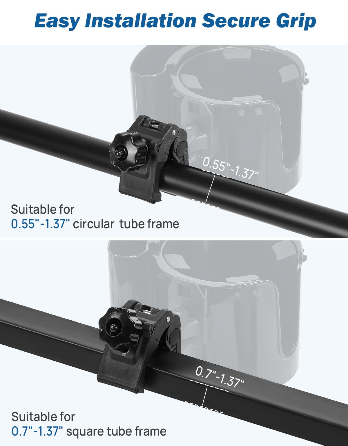 JOYTUTUS showing pivot and rotation angles for customizable positioning