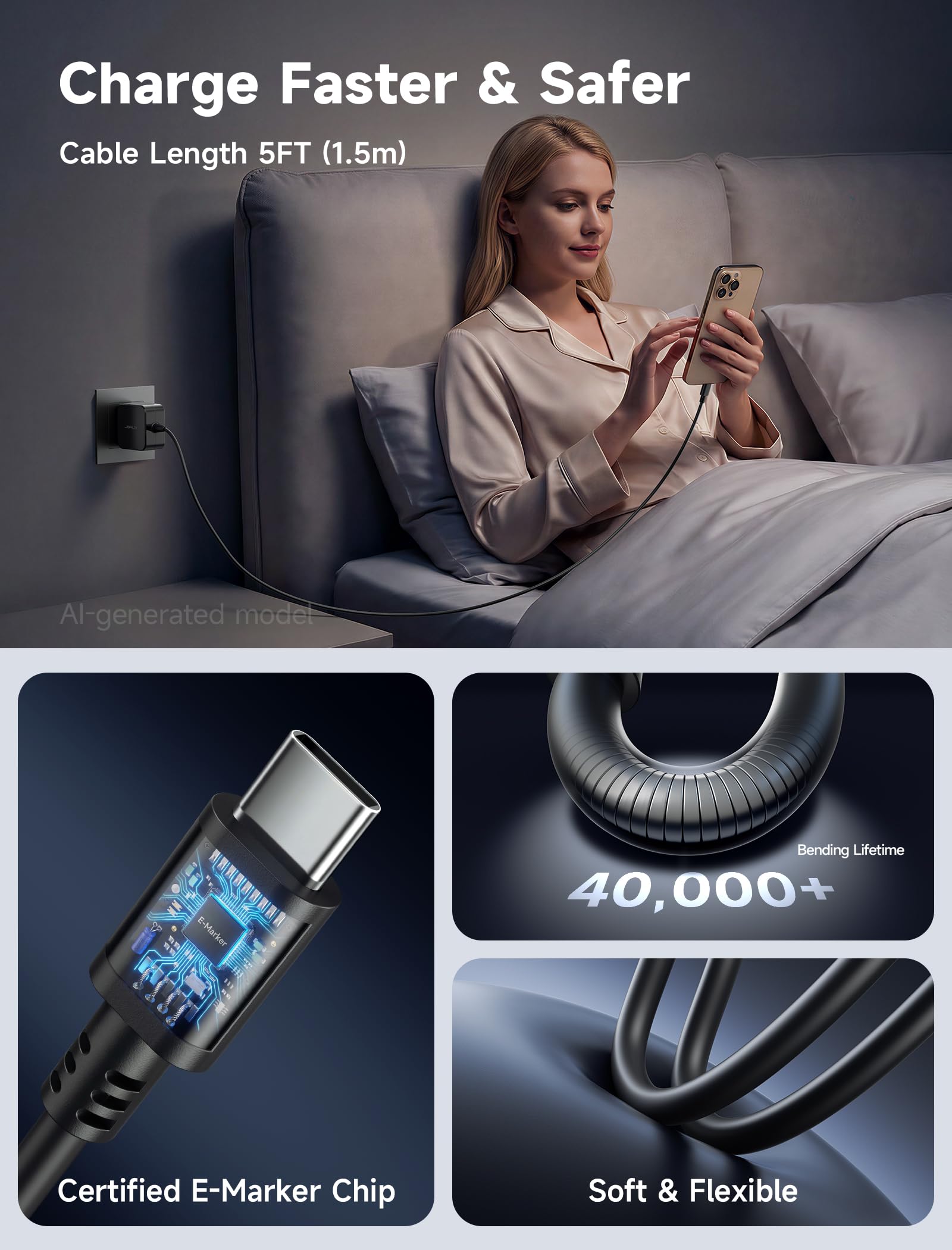 JSAUX etiqueta de compatibilidad con múltiples dispositivos USB-C
