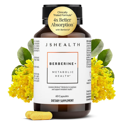JSHealth front packaging showing bottle and label with clear strengths