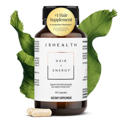 JSHealth frente del envase mostrando la marca y el nombre del producto para identificación rápida