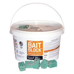 J.T. Eaton block center-hole detail demonstrating bait station compatibility