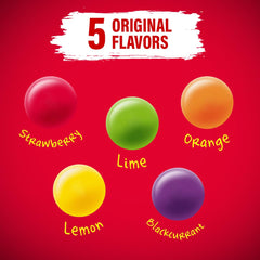 Jumblet ChewySkittles primer plano textura de caramelos, visual apetecible