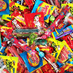 Jumblet primeros planos de caramelos envueltos que facilitan repartir y mantener higiene