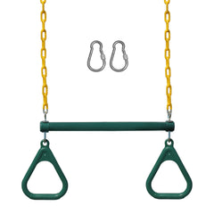 Jungle Gym Kingdom barra trapezoidal frontal mostrando montaje fácil y robustez