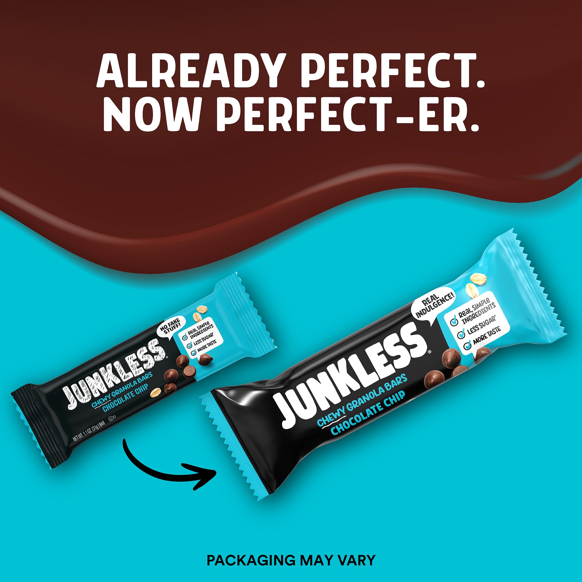 JUNKLESS primer plano textura masticable de avena, sensación suave al comer