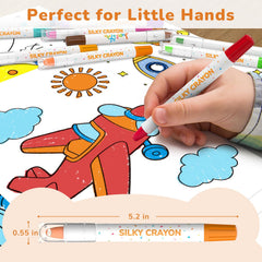 JUPITEARTH crayones giratorios en mano de niño para mejor agarre