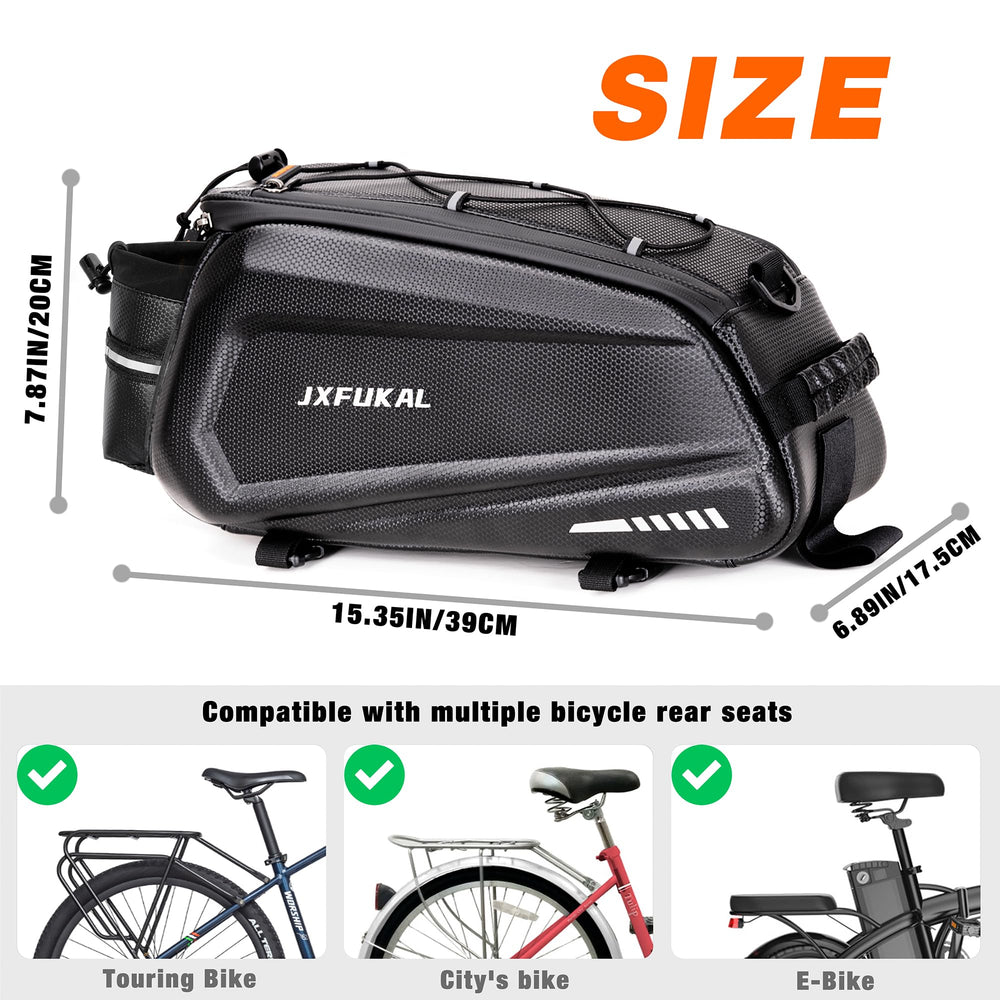 JXFUKAL bolsa convertida en bandolera, transporte cómodo fuera de la bici