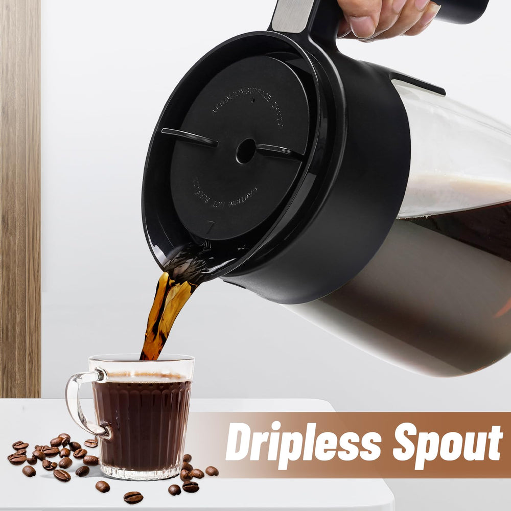 JYNTU tapa brew-through que facilita servir sin retirar la cubierta