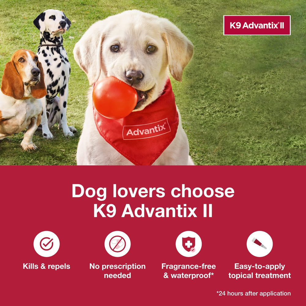 K9 Advantix mostrando aplicación en omóplato para uso fácil