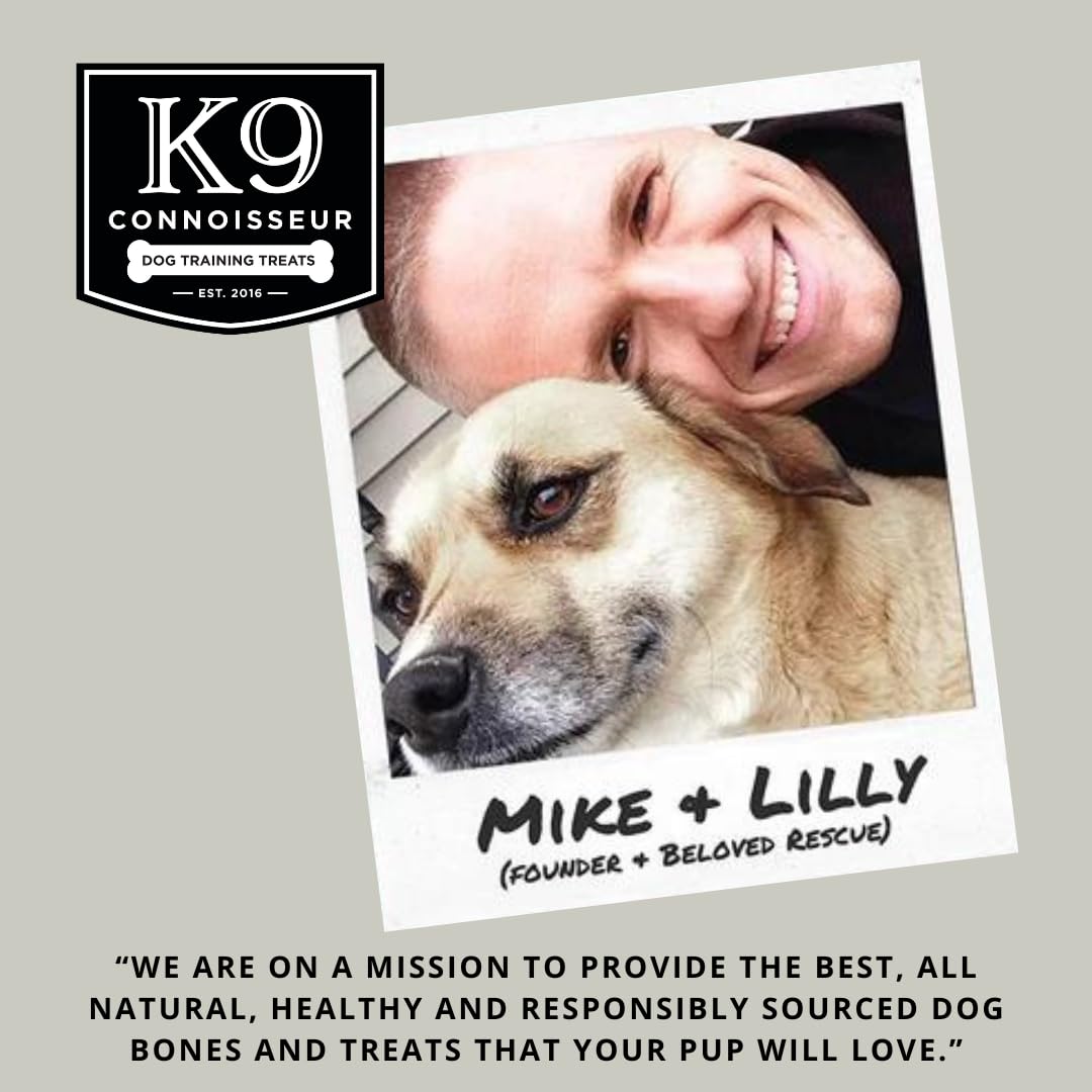 K9 Connoisseur estilo de vida perro feliz tras premio natural y producido localmente