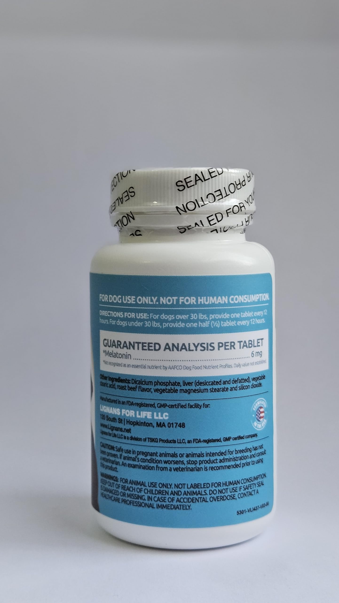 K9 Select label and nutrition panel showing ingredient transparency