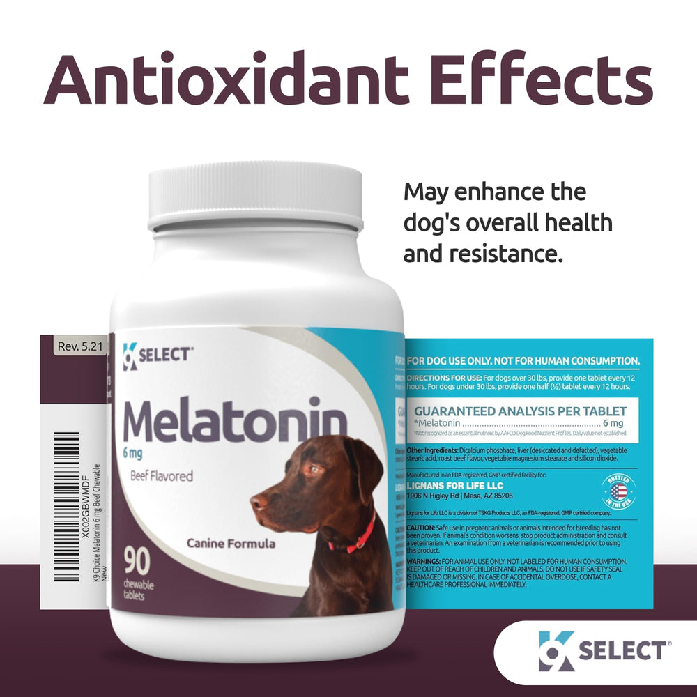 K9 Select tablet texture shot highlighting chewable tablet quality