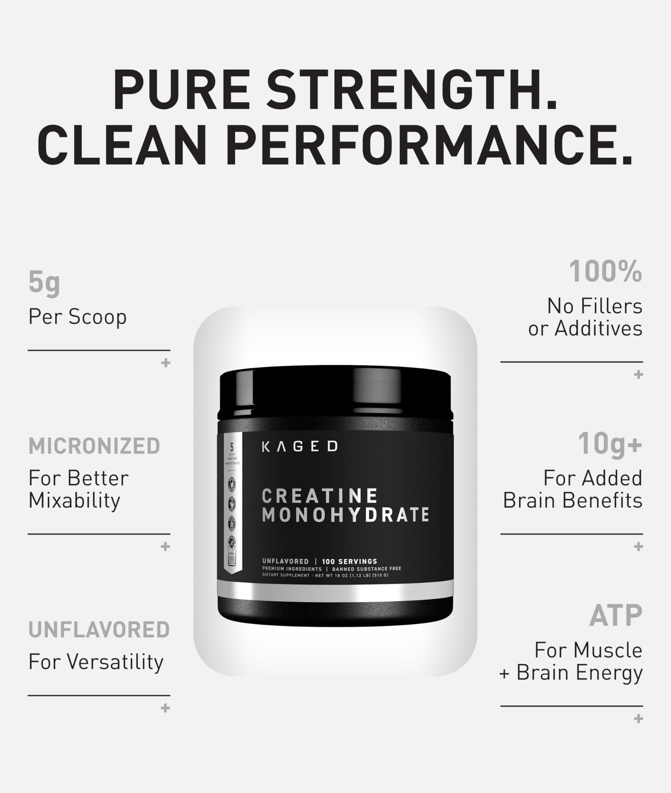 Kaged creatina mezclada en batido proteico, complemento post-entreno práctico