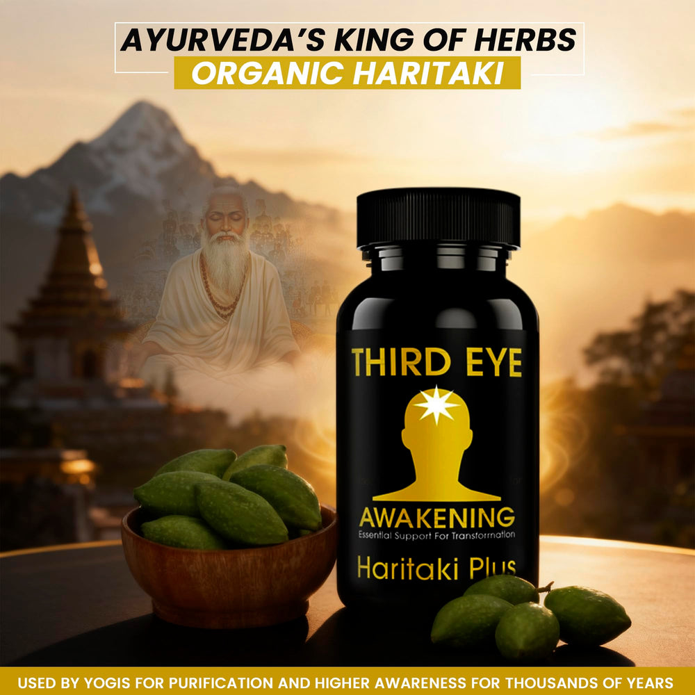 Kailash Herbals detalle de cápsula abierta con polvo, muestra textura pura