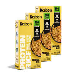 Kaizen empaque frontal mostrando el diseño y beneficio bajo en carbohidratos