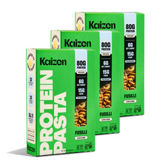 Kaizen Fusilli frente del empaque mostrando producto y beneficios