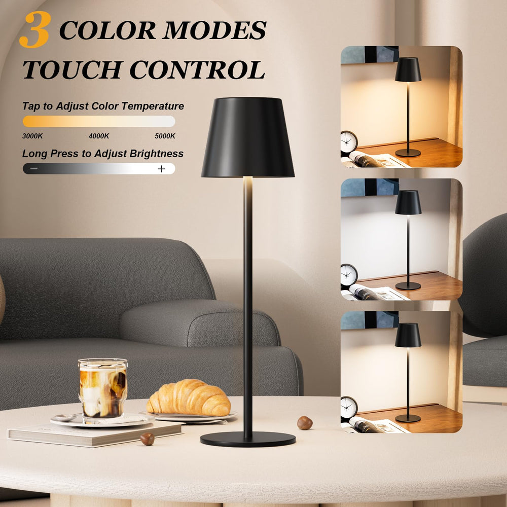Kakanuo control táctil en la parte superior para cambiar color y brillo