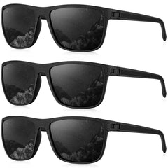 KALIYADI vista frontal de las gafas con diseño rectangular y acabado elegante