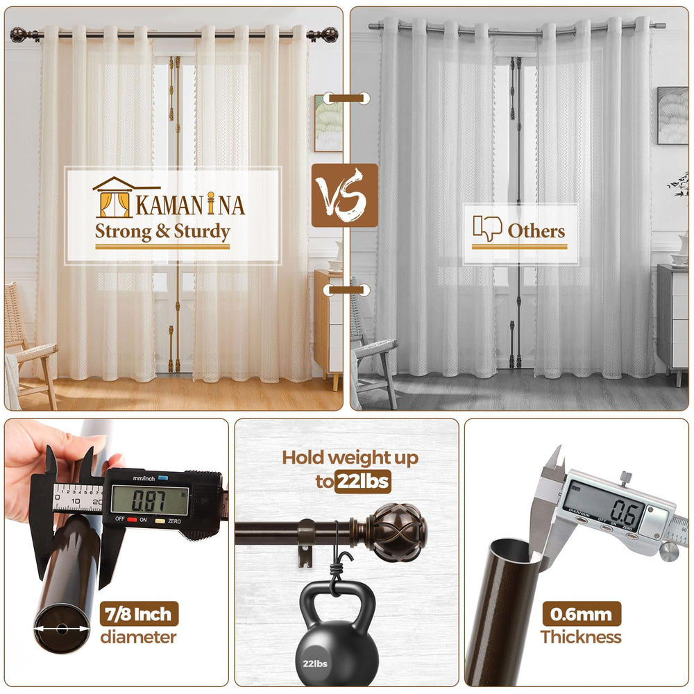KAMANINA finish comparison display showing color options to match decor