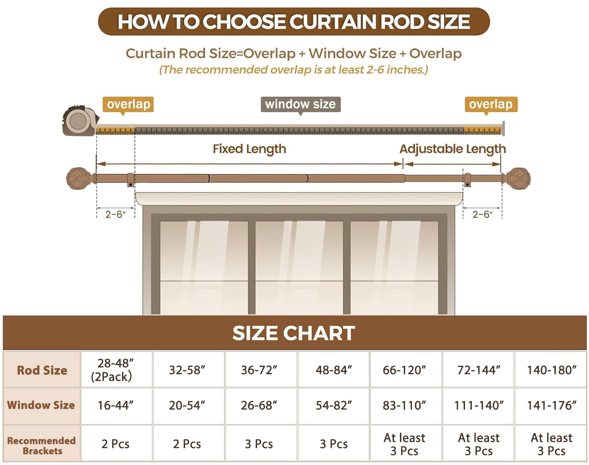 KAMANINA length scale with tape measure showing accurate adjustable range