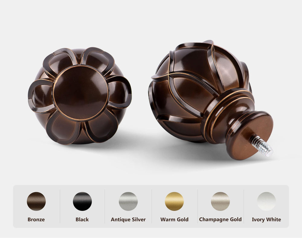 KAMANINA textured finial close-up highlighting decorative detail and polish