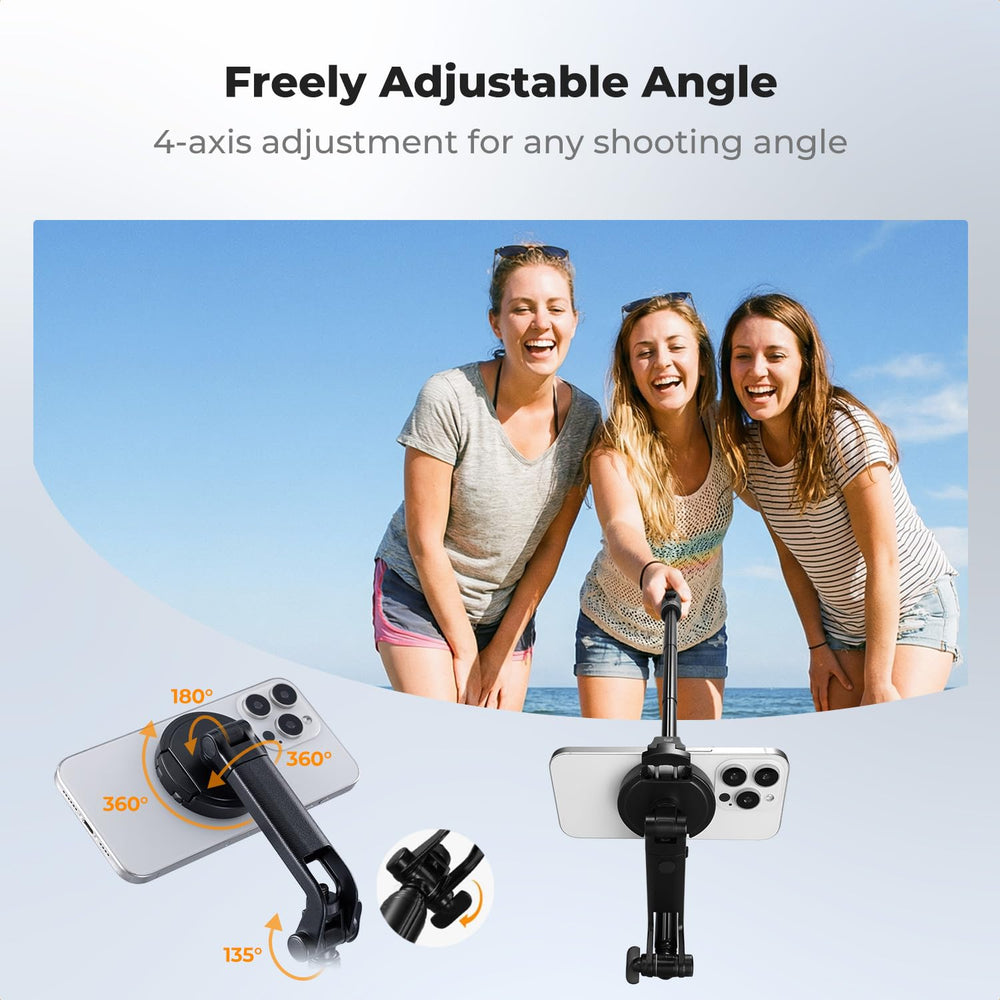 K&F CONCEPT rechargeable Bluetooth remote in hand enabling hands-free shooting